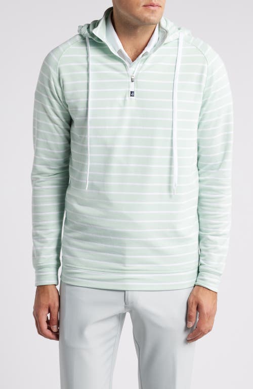 Swannies Dalton Quarter Zip Hoodie in Surf Spray 