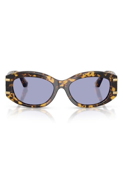 55mm Oval Sunglasses