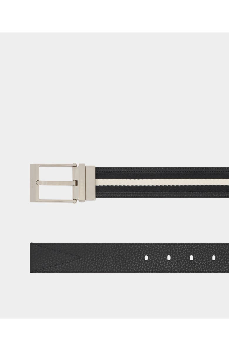 Bally Shiffie 35 mm Reversible Belt, Alternate, color, Black+Blk/Bone+Pall