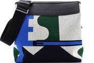Pre-Owned Hermes R.M.S 12H Bag Pacific Printed Toile and Leather