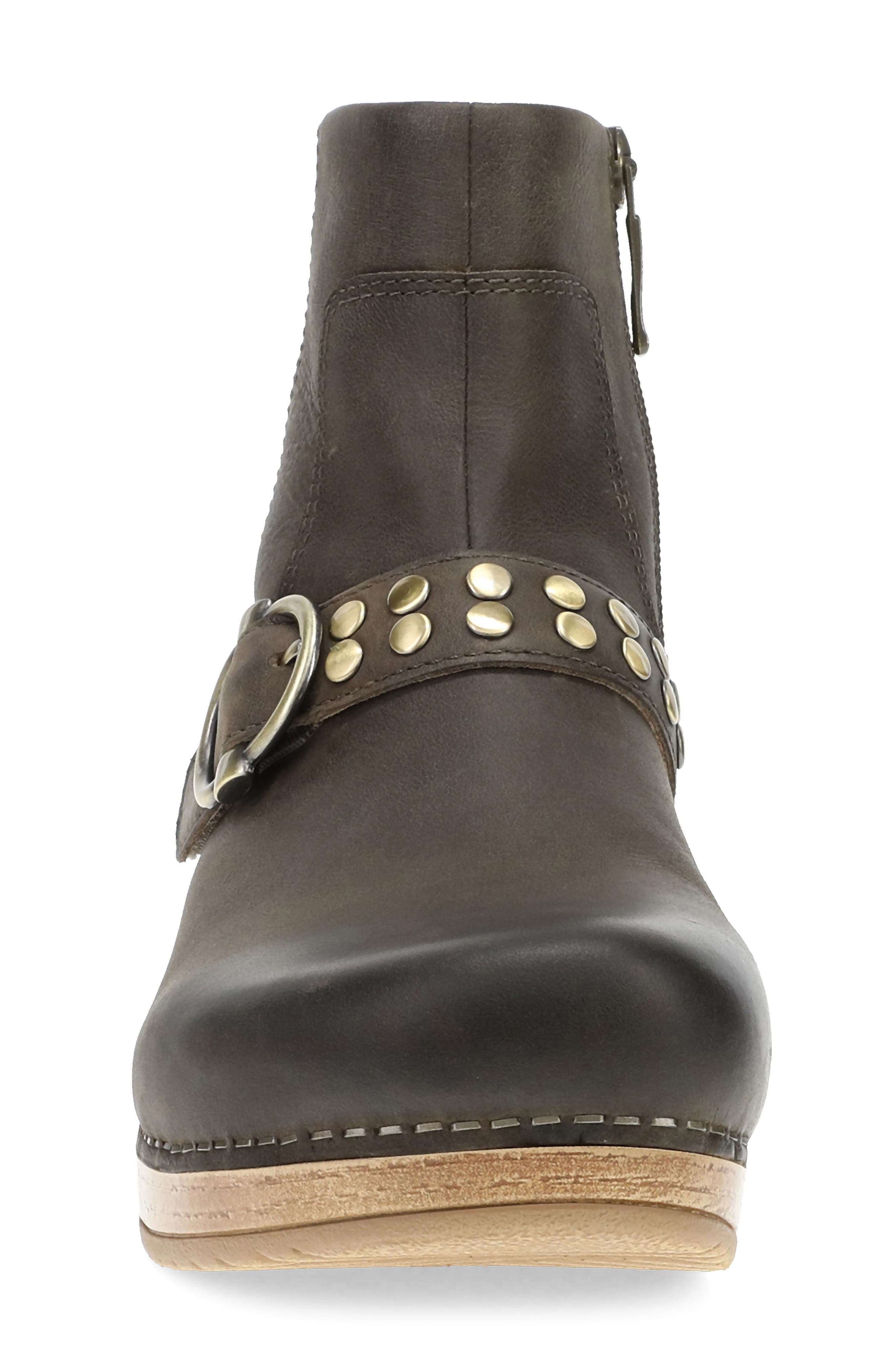 Baylin Leather Bootie, Alternate, color, MUSHROOM
