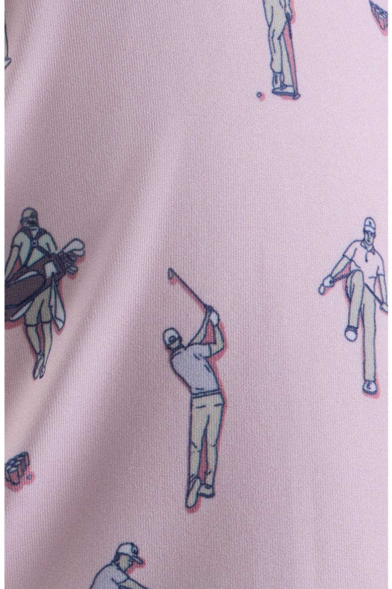 Golfer Print Performance Golf Polo, Alternate, color, THE BOYS - FROSTY PETAL