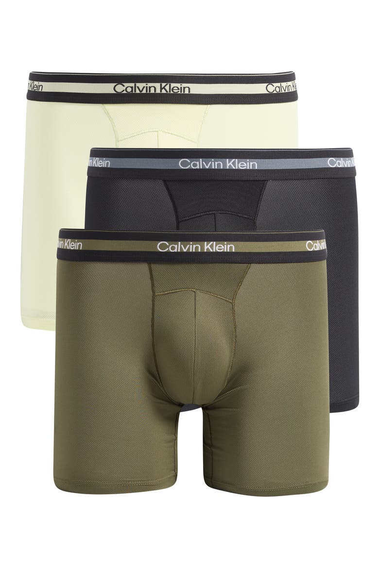 Classics 3-Pack Cotton Boxer Briefs, Main, color, DARK SAPPHIRE/ EM GREEN/HB