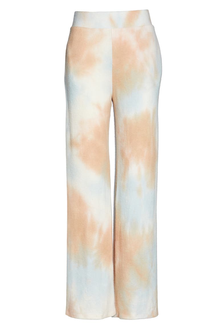 Tie Dye Lounge Sweatpants, Alternate, color, PINK MULTI