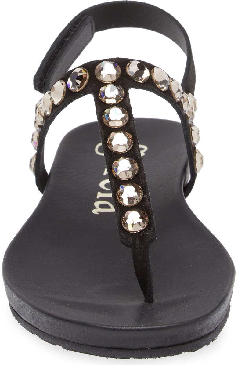 Pedro Garcia Judith Crystal Stud Sandal, Alternate, color,