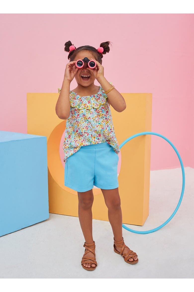 Kids' Basic Shorts, Alternate, color, Turqouise Pique