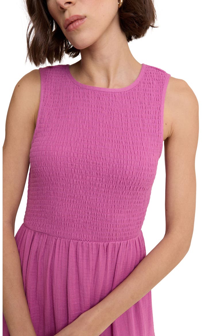 Charlie Cotton Gauze Maxi Dress, Alternate, color, PURPLE