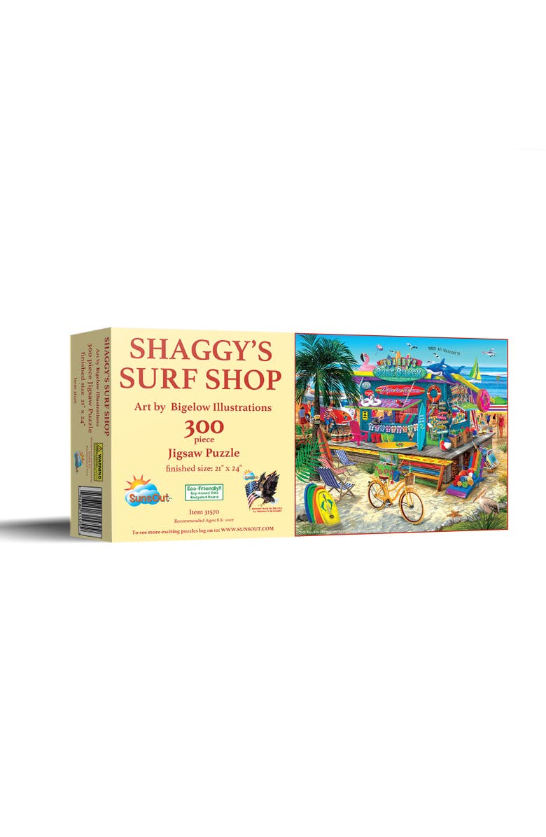 Sunsout Shaggy's Surf Shop 300 piece Jigsaw Puzzle for Adults, Main, color,