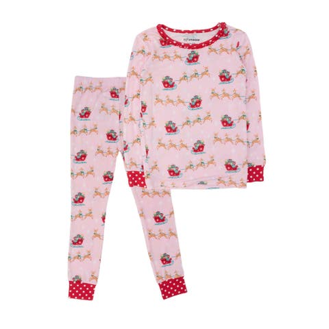 Ruffle Long Sleeve Pajama Set
