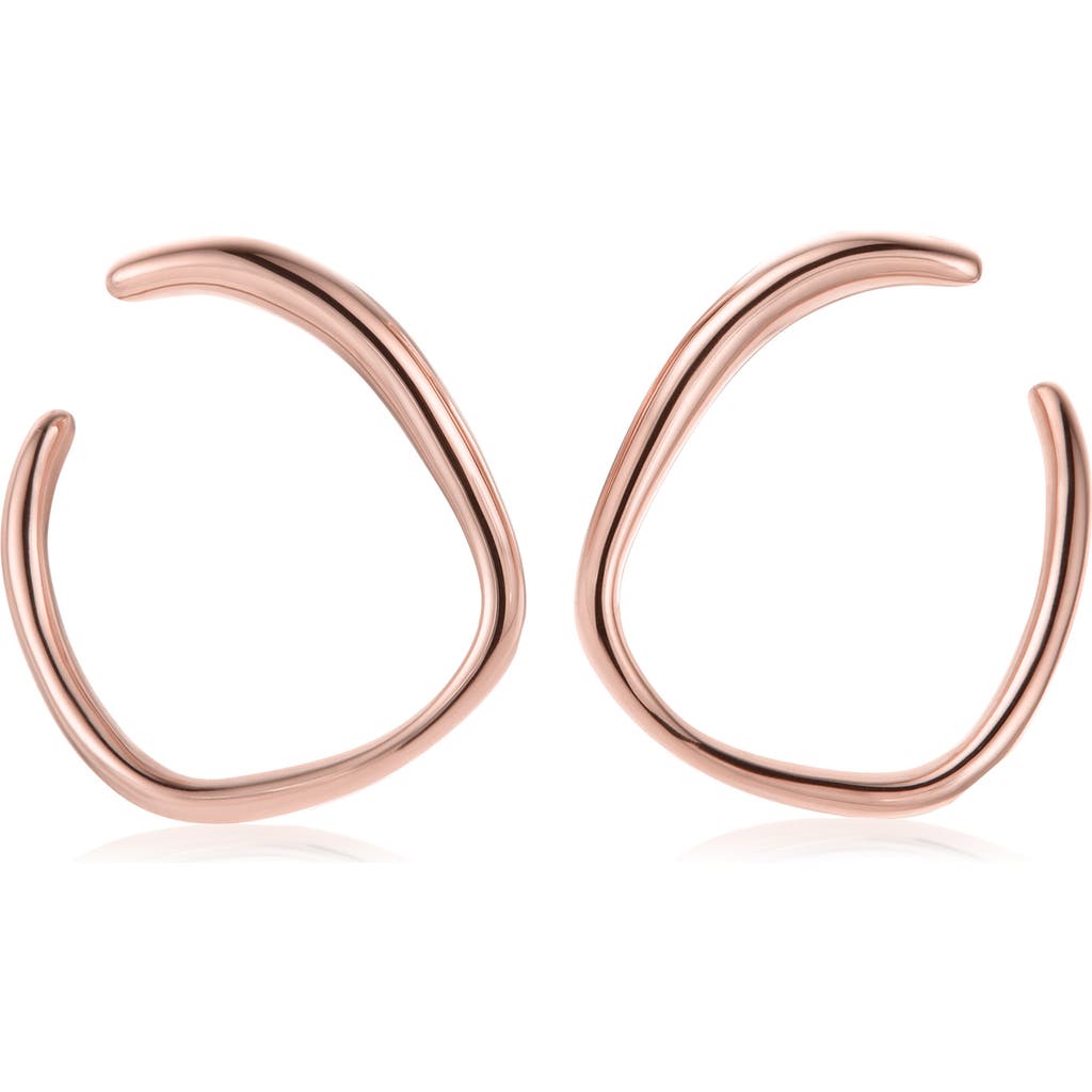 Monica Vinader Nura Reef Wrap Hoop Earrings In Gold