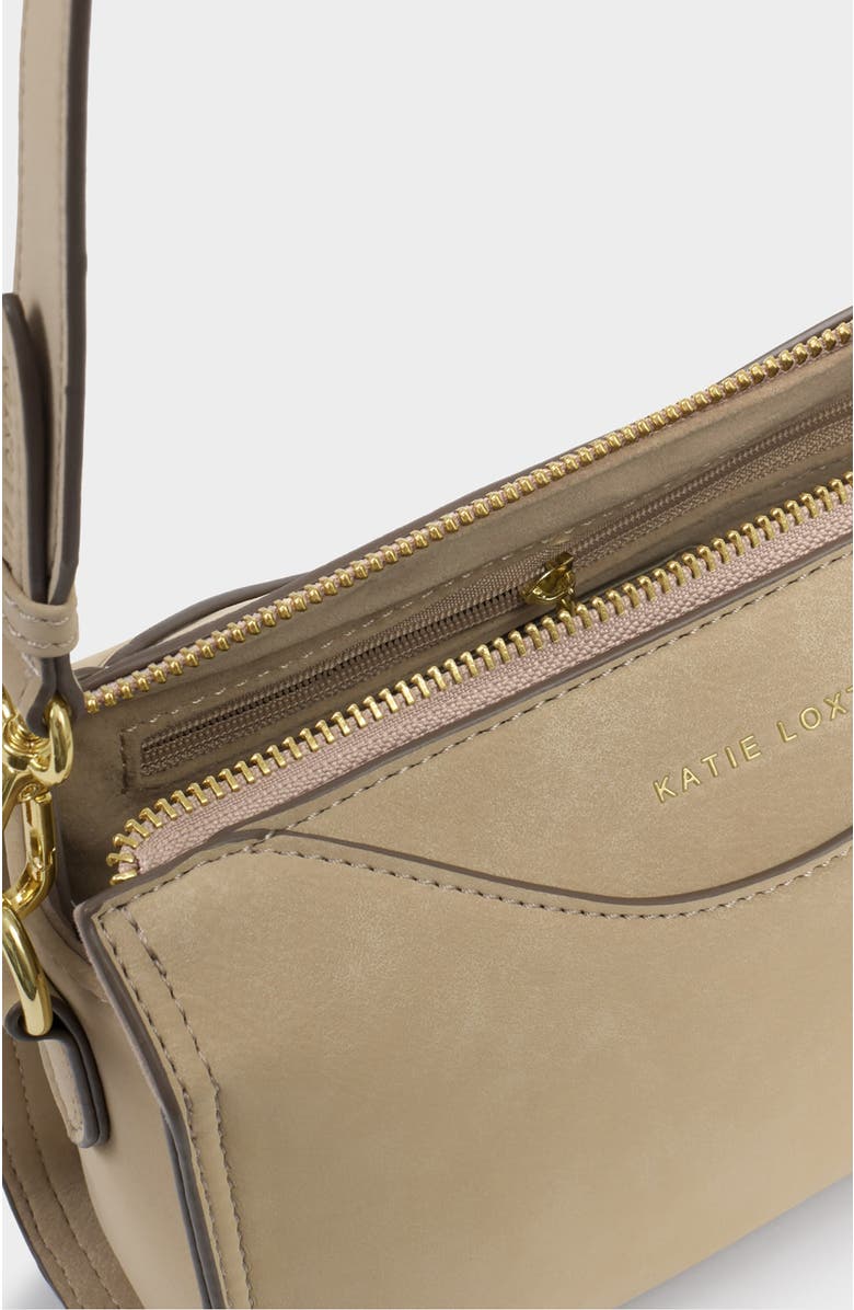 Katie Loxton Alba Crossbody Bag, Alternate, color, Desert Sand Suedette