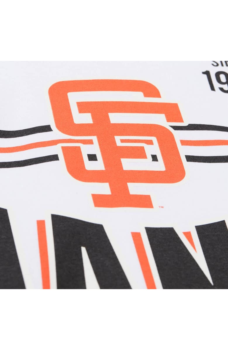 Mitchell & Ness Men's Mitchell & Ness White San Francisco Giants Cooperstown Collection Team Origins Premium T-Shirt, Alternate, color, White