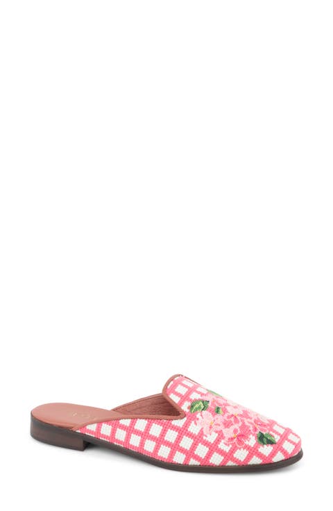 Needlepoint Hydrangea Mule (Women)