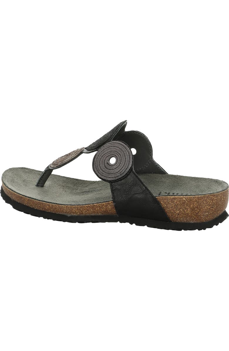Think! Julia Circles Flip Flop, Alternate, color, Black