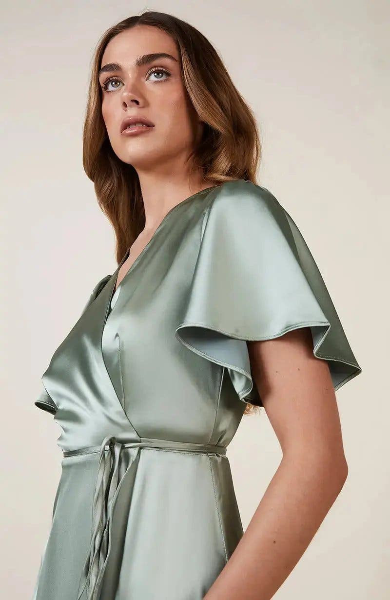 Florence Waterfall Hem Dress - image 4