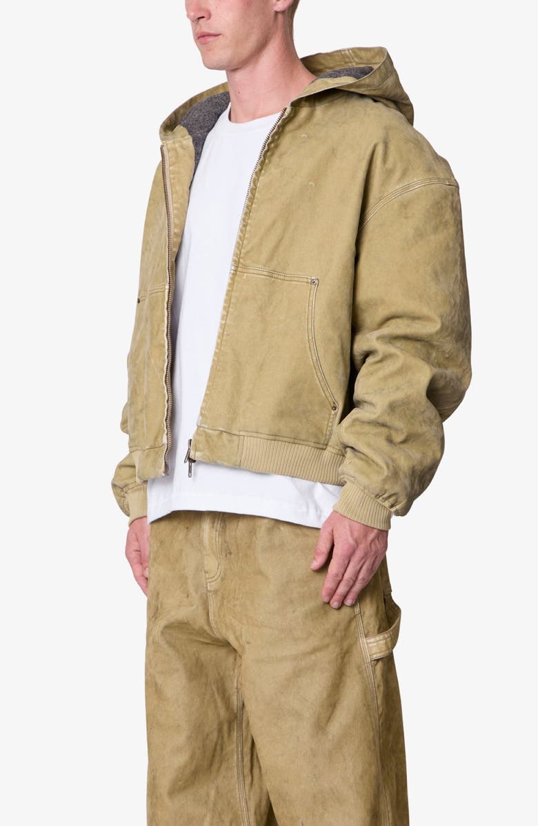 mnml Stretch Cotton Work Jacket, Alternate, color, Tan