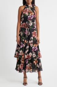 Julia Jordan Tiered Maxi Dress