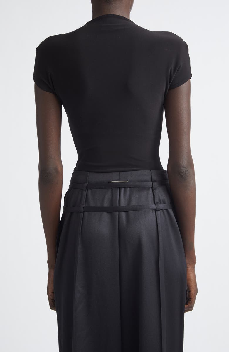 GRACE LING Relic Charms Jersey Top, Alternate, color, Black