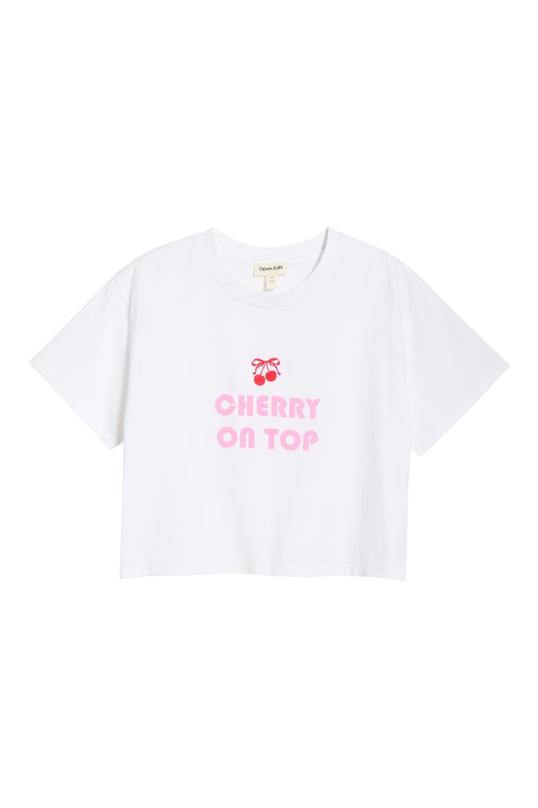 Boxy Crop Sleep T-Shirt (Women) | Nordstrom