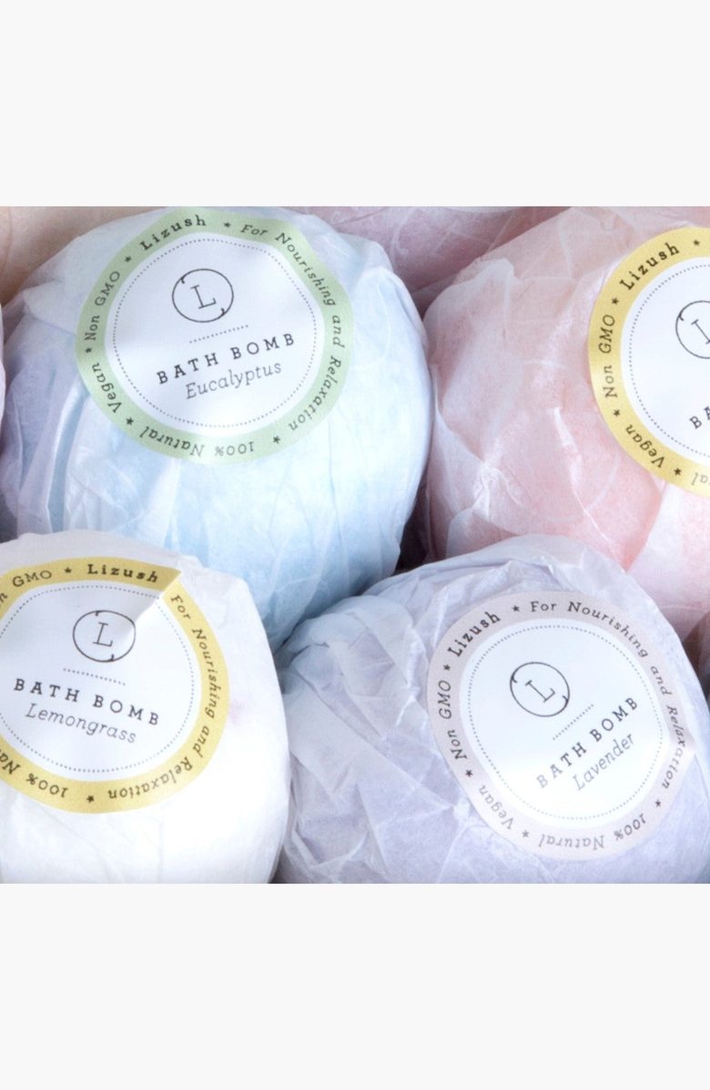 Lizush 12 Assorted Bath Bombs Gift Box, Alternate, color, Assorted Colors