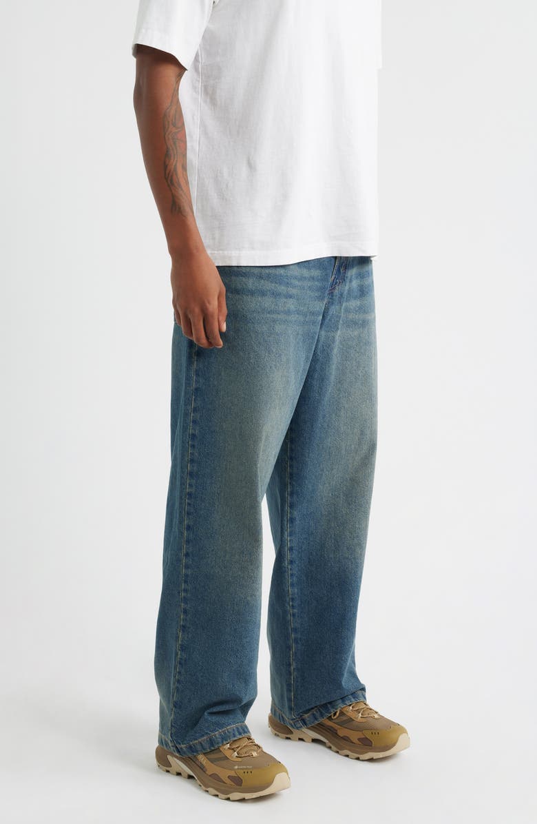 Dickies Hilham Straight Leg Jeans, Alternate, color, Khaki Tinted Blue
