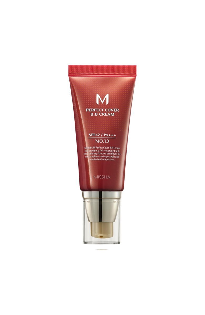 MISSHA M Perfect Cover BB Cream SPF 42 PA+++, Main, color, #13 Bright Beige