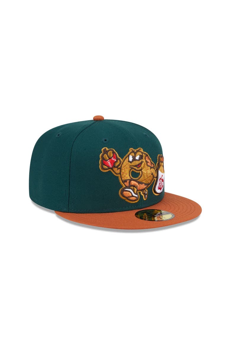 Men's New Era  Green Hudson Valley Renegades Theme Nights 59FIFTY Fitted Hat, Alternate, color, Green