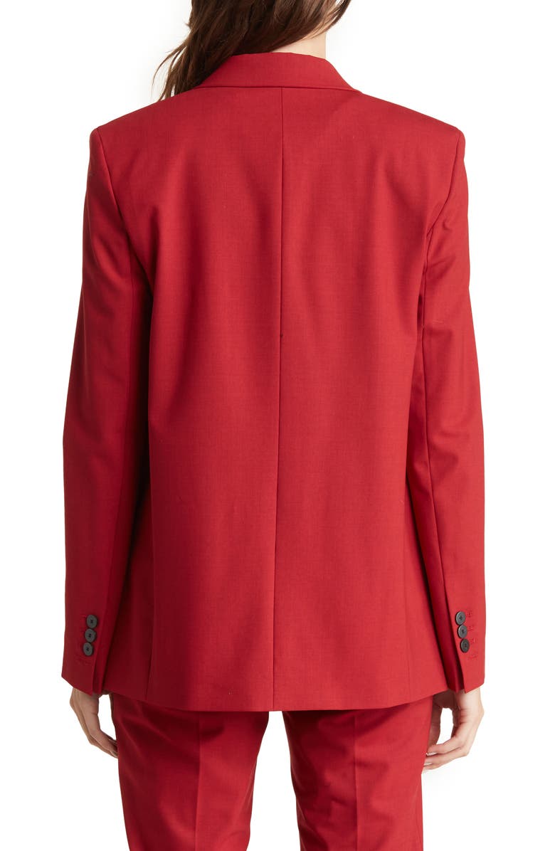 Theory Piazza Double Breasted Wool Blend Jacket, Alternate, color,