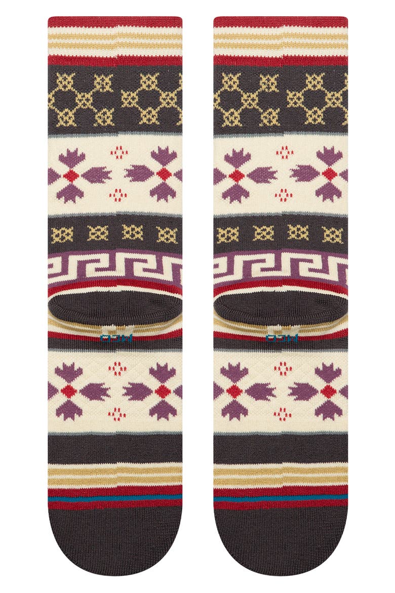 'Tis the Season Crew Socks, Alternate, color, IVORY
