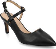 Journee Collection Scipio Pointed Toe Pump - Extra Wide Width Available