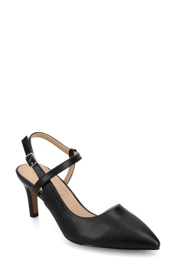 JOURNEE COLLECTION JOURNEE COLLECTION SCIPIO POINTED TOE PUMP 