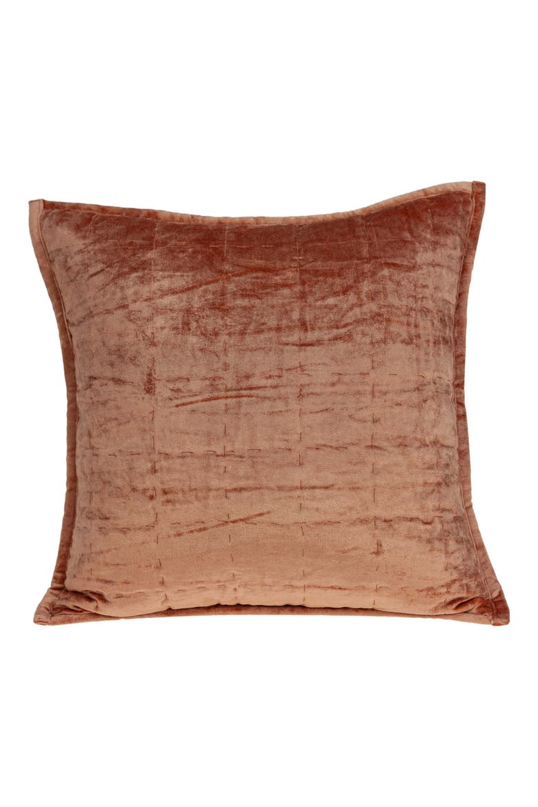 Delphi Square Transitional Throw Pillow, Main, color, ORANGE