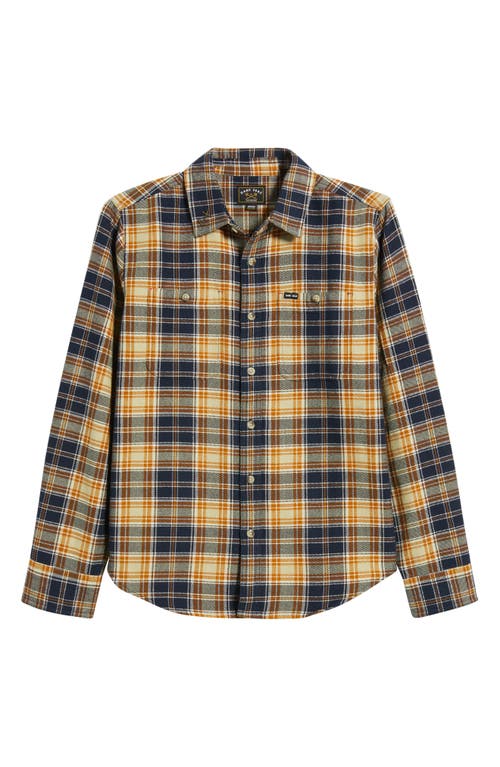Dark Seas Cimmeron Plaid Cotton Button-up Shirt In Blue