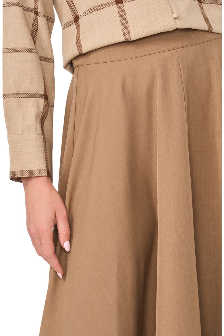Wide Circular Skirt, Alternate, color, TAUPE