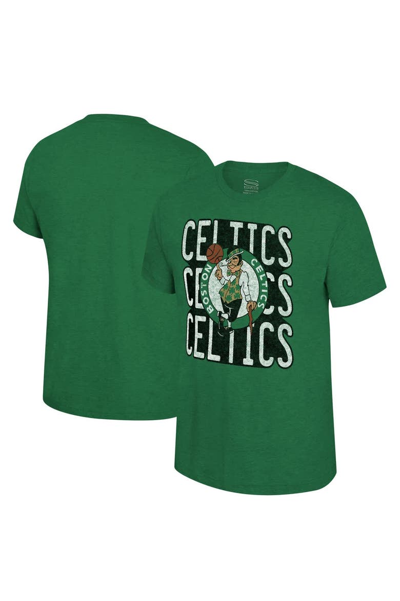 Unisex Stadium Essentials  Heather Green Boston Celtics Step Up T-Shirt, Main, color, Heather Green
