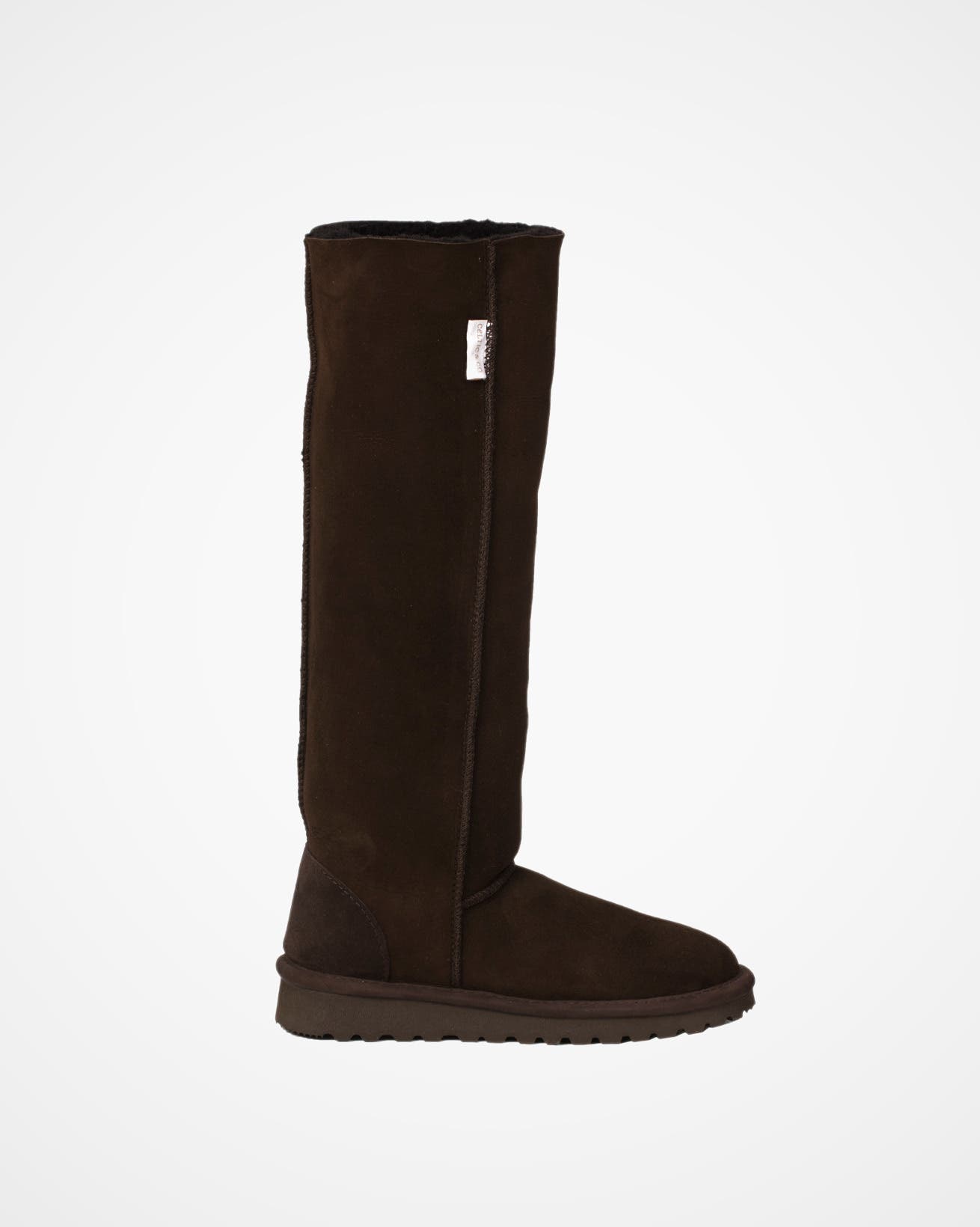 Celtic & Co. Celt Shearling Knee Boot, Alternate, color, Mocca