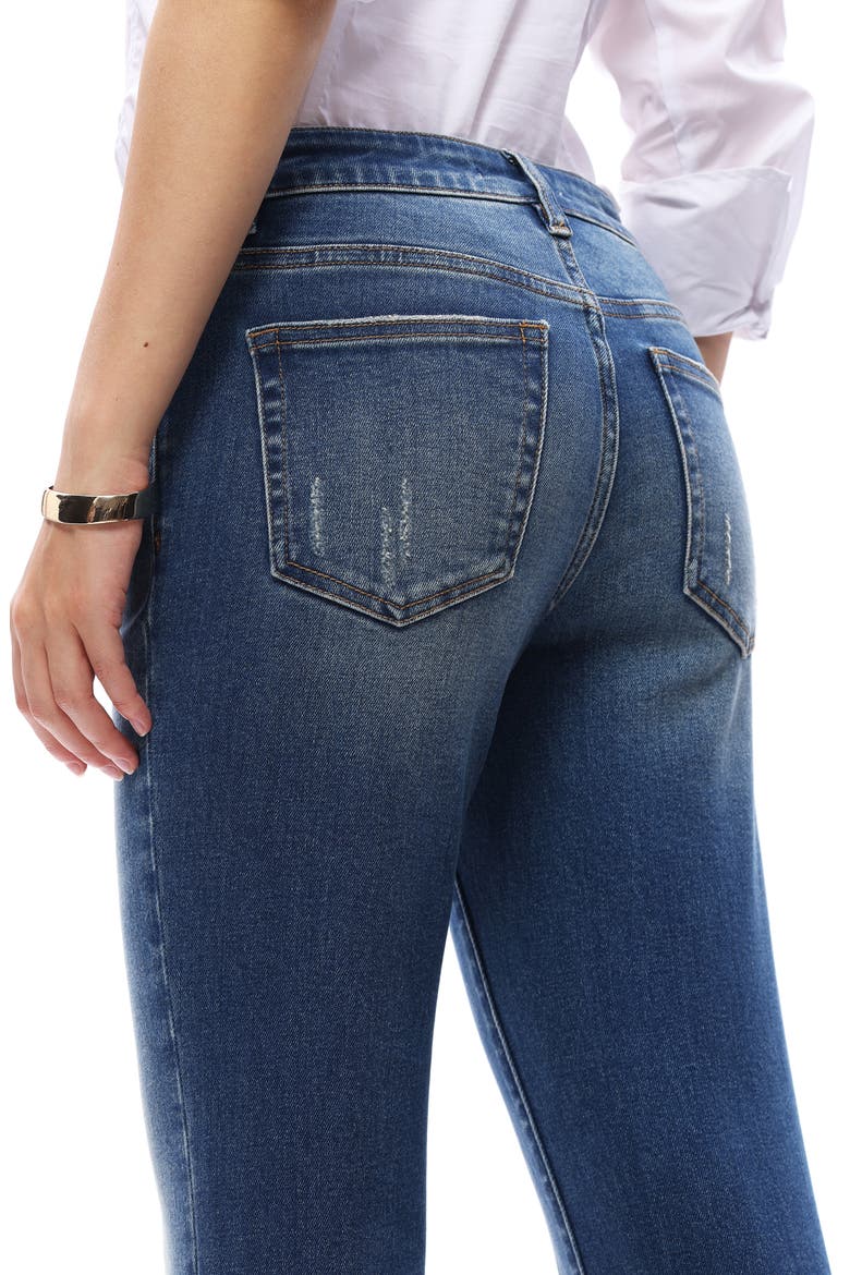 Mid Rise Ankle Slim Jeans, Alternate, color, VINTAGE MEDIUM BLUE