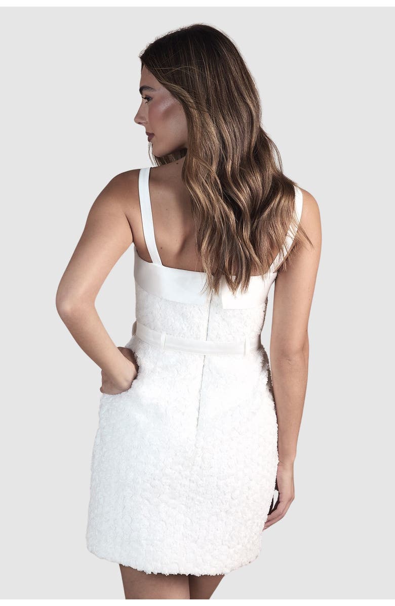 Coast Strappy Embellished Mini Dress, Alternate, color, Ivory