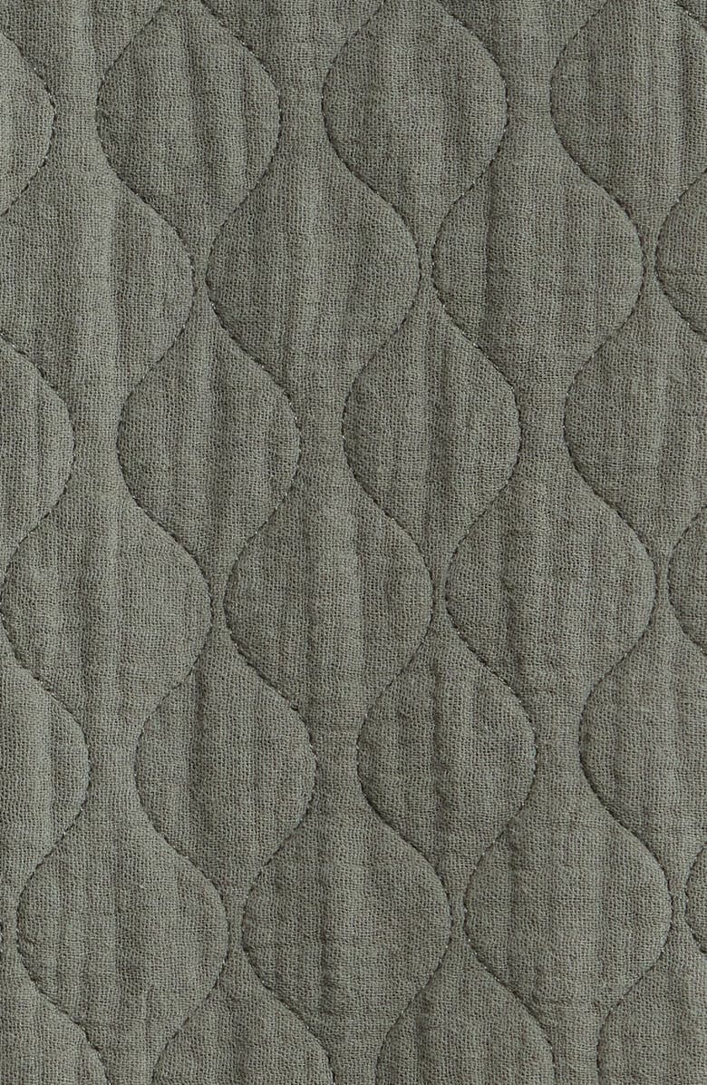 Bagatelle Quilted Shirt Jacket, Alternate, color, Moss