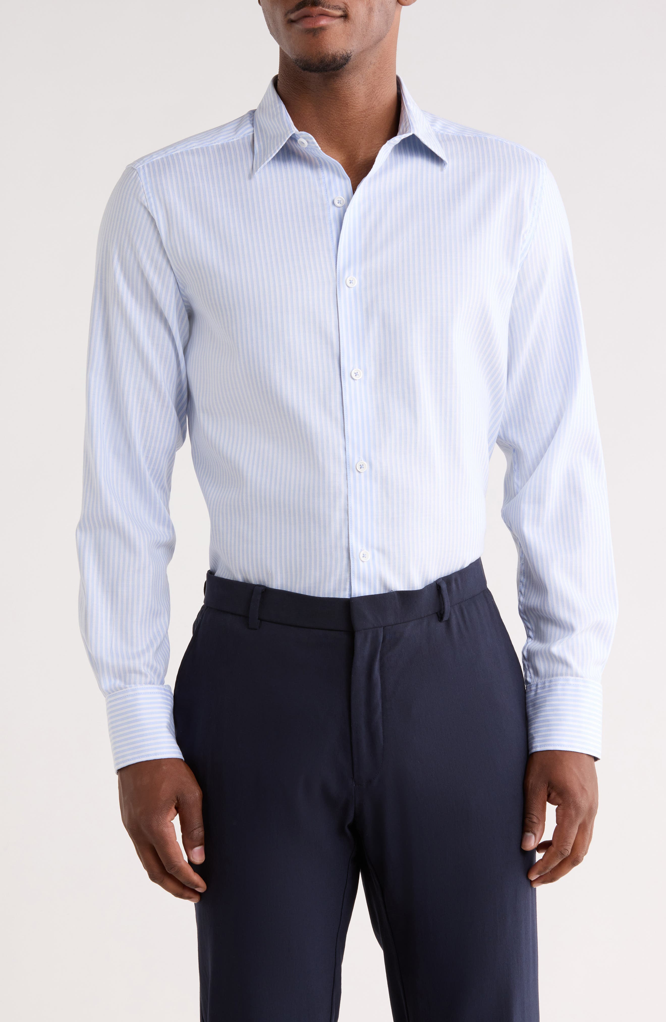 Washburn Stretch Cotton Button-Up Shirt