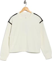 rag & bone Blanket Stitched Crop Sweatshirt