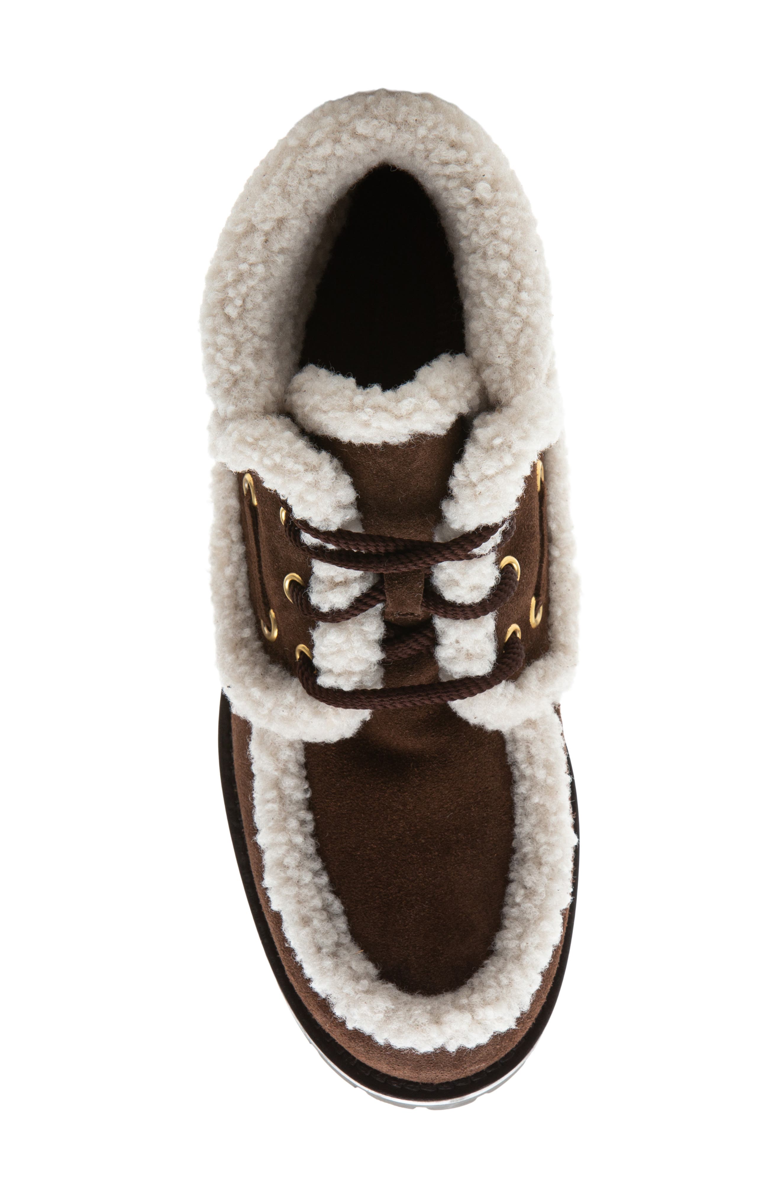 Zoe Faux Fur Trim Boot, Alternate, color, TAN