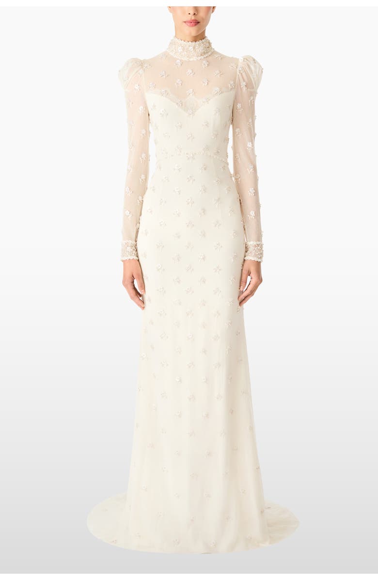 Jenny Packham Dore Dress, Alternate, color, Ivory