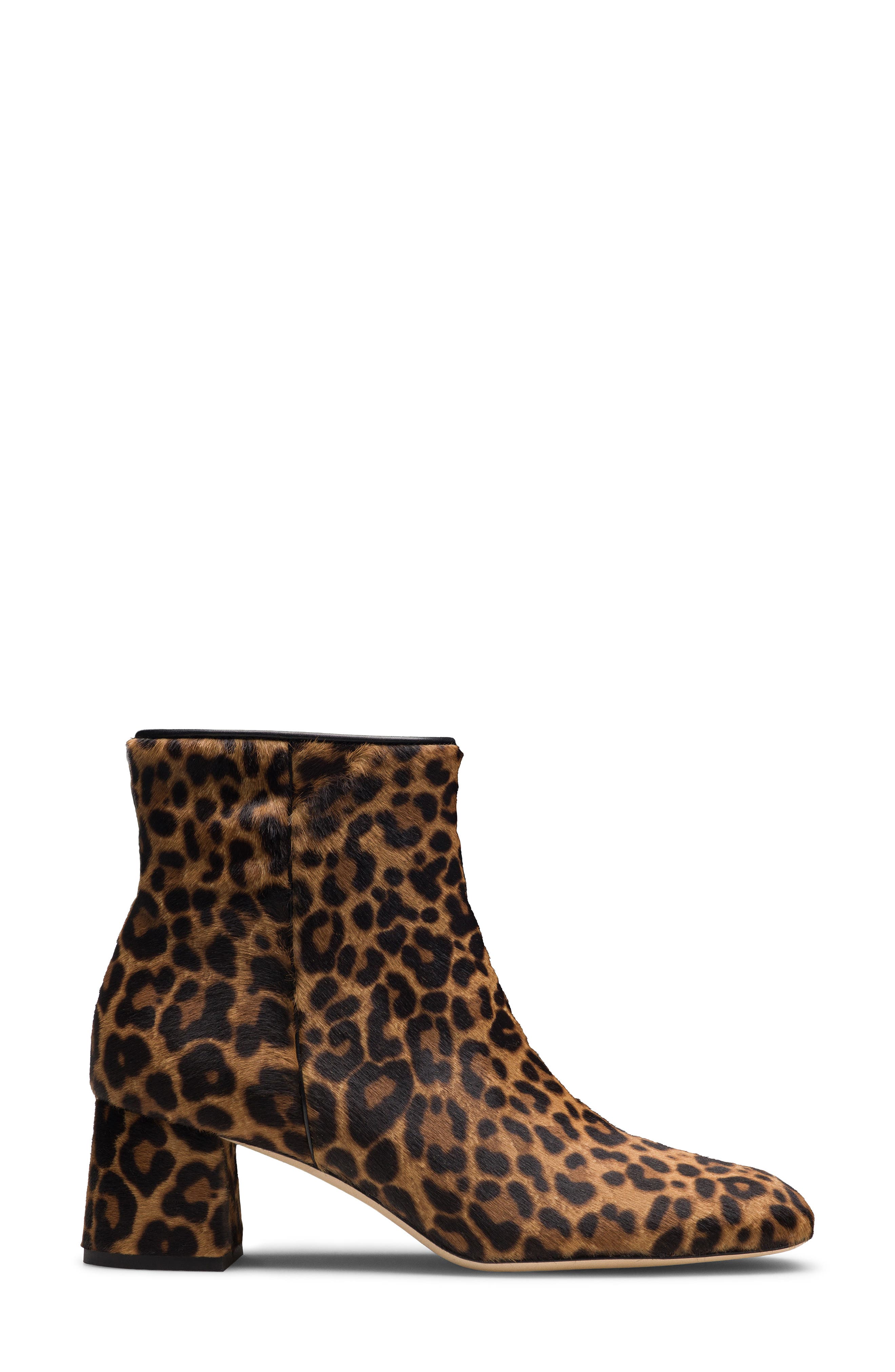 Magnanni Elayne Genuine Calf Hair Bootie, Alternate, color, Leopard