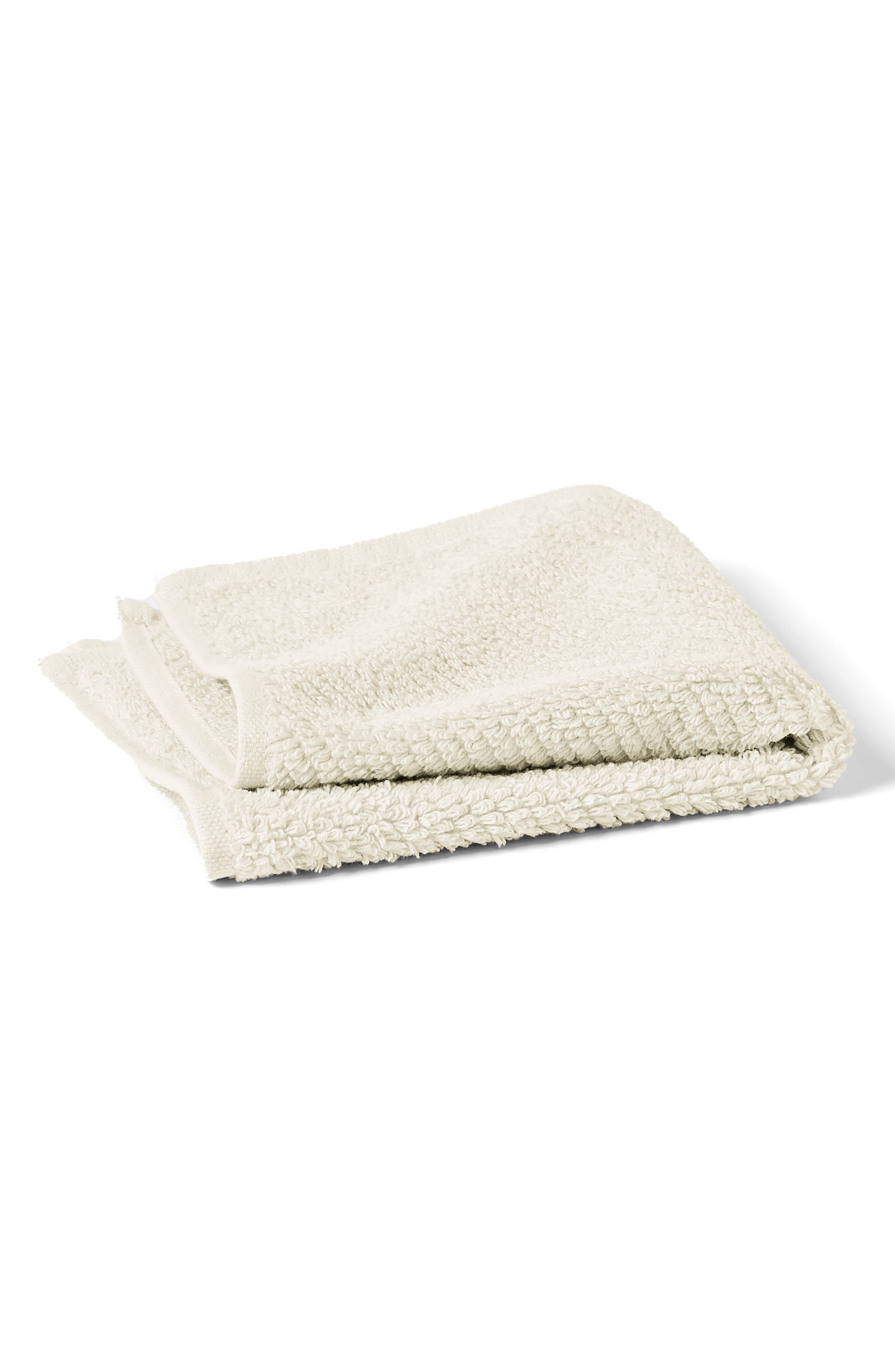 Coyuchi Air Weight® Set of 6 Organic Cotton Washcloths - Undyed, 6 Piece Set