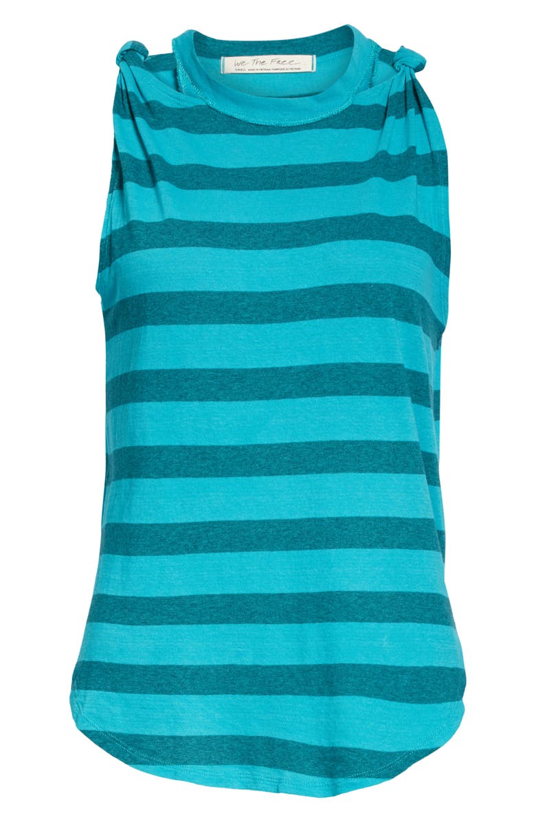Free People The Twist Stripe Tank, Alternate, color, 