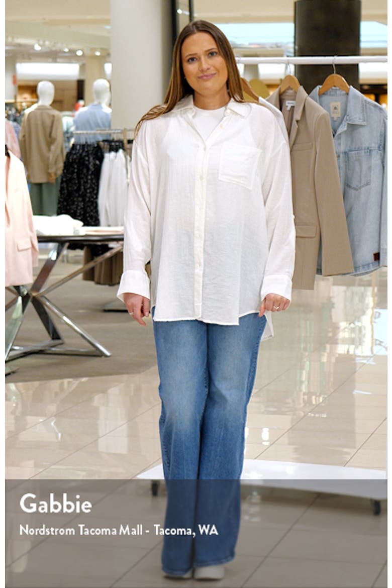 Premium Linen Button-Up Blouse video