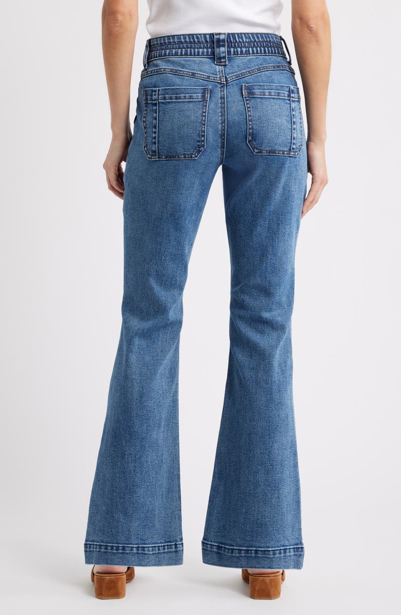 Wit & Wisdom Madison 'Ab'Solution High Waist Bootcut Jeans, Alternate, color, Mid Blue