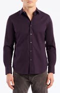 Robert Graham Odyssey Geo Jacquard Stretch Cotton Button-Up Shirt