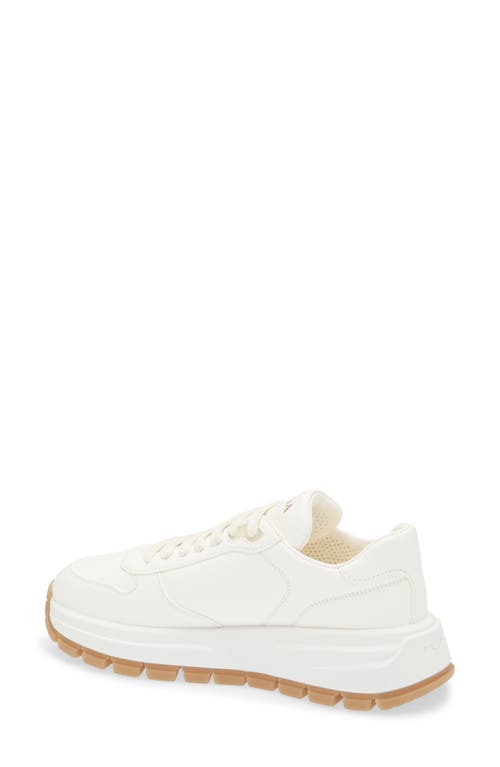 Prada Leather Sneakers In White